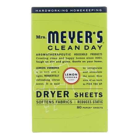Lemon Verbena Dryer Sheets Case of 12 T649