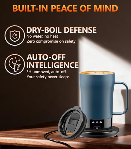 14oz Rechargeable Temperature Control Coffee Mug W212