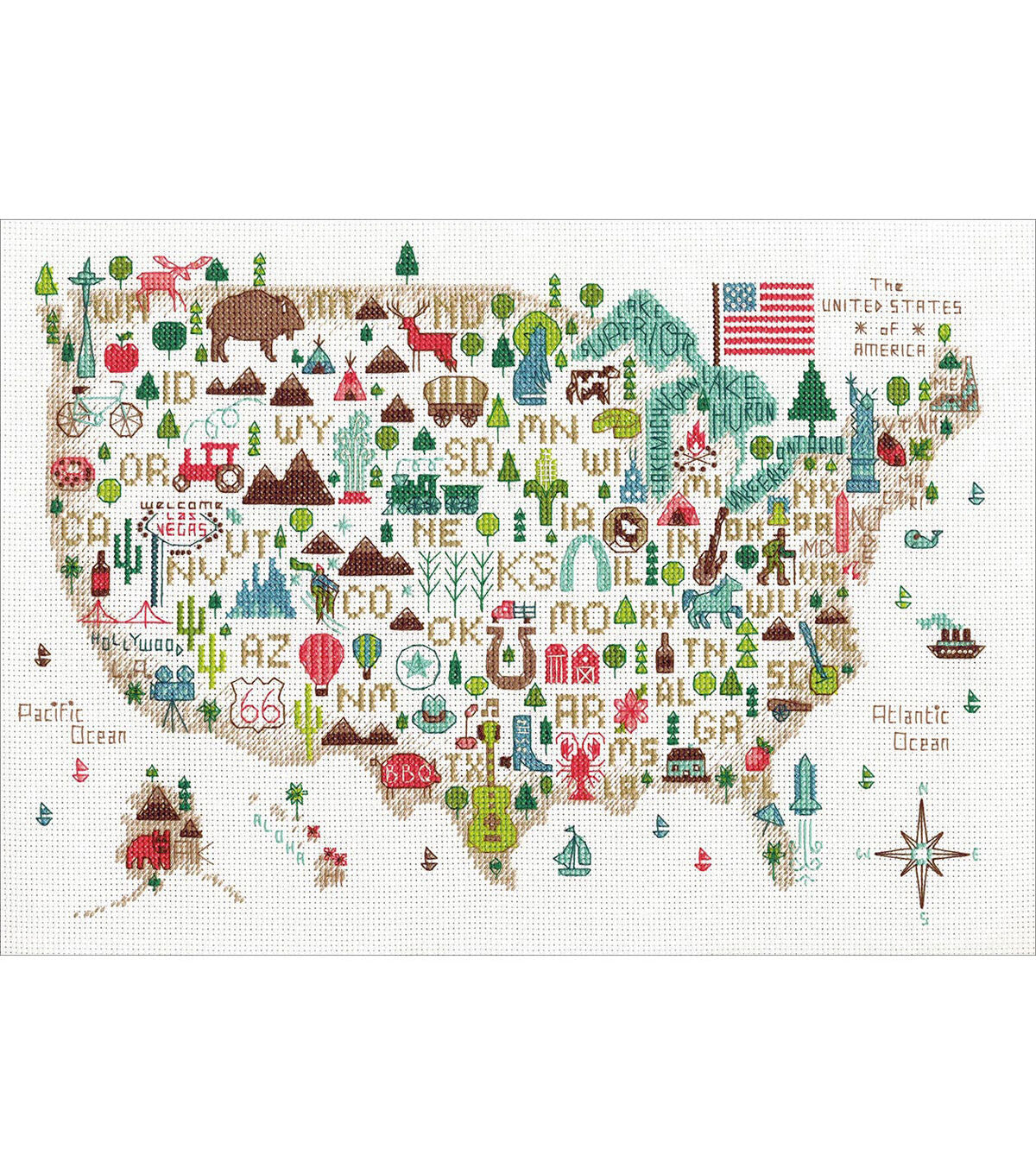 Illustrated Counted Cross Stitch Kit A444