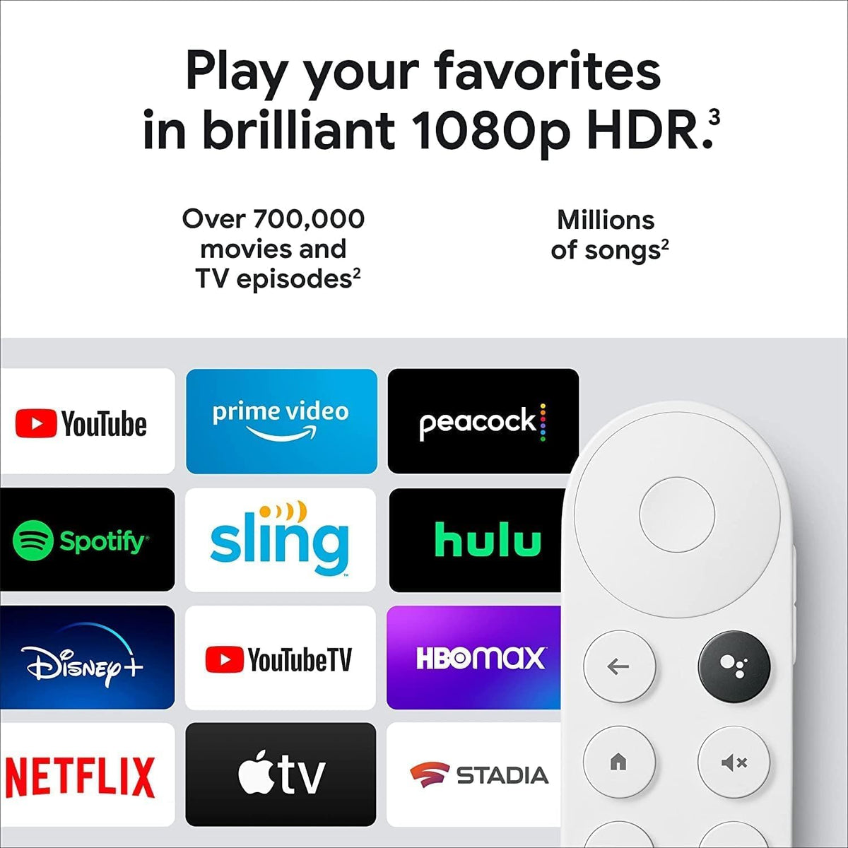 Streaming Device with HDMI Cable and Voice Search Remote A70420