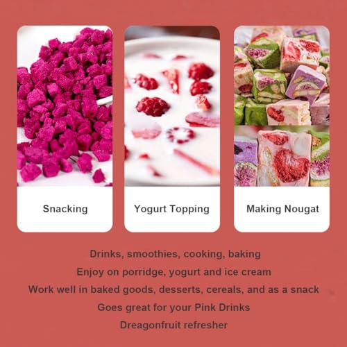 Freeze-dried Diced Dragon Fruit, 3.52oz L667933