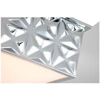 Chrome Square Flush Mount C537824