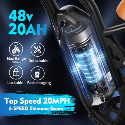 20" Fat Tire Electric Bike with Hydraulic Suspension Z107313