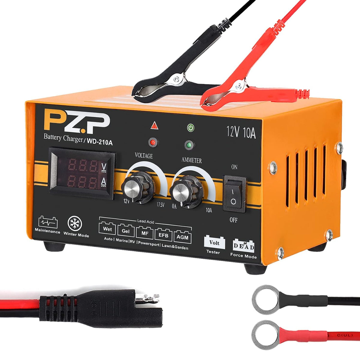 12 Volt 10A Automatic Battery Charger I7259