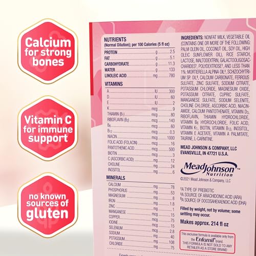 Baby Formula, Added Rice Starch, DHA, Probiotics, 30.4 Oz Box, 4 Count V392