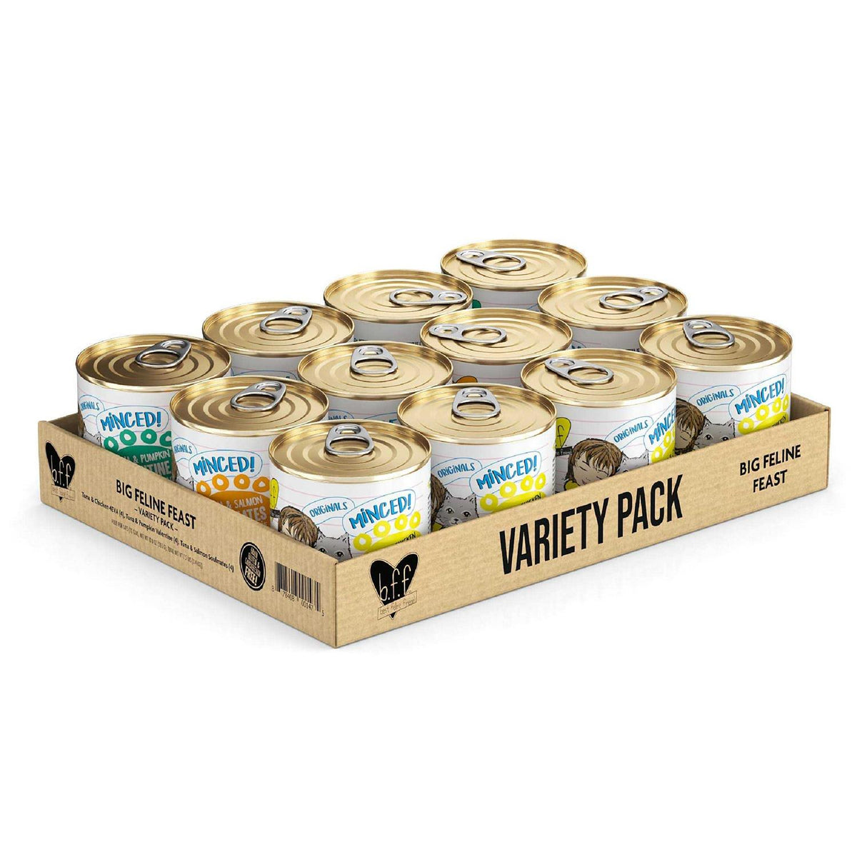 Big Feline Feast Variety Pack Canned Cat Food J33400