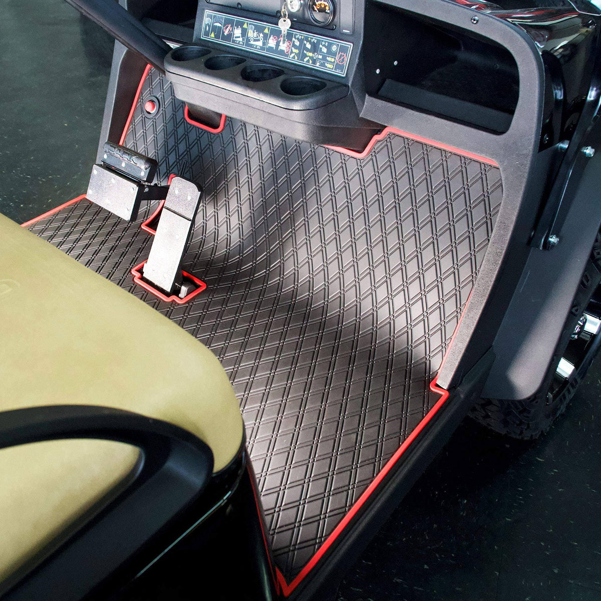 Black Golf Cart Floor Liner Mat G49473
