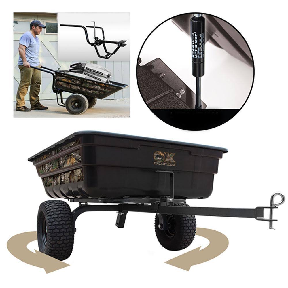 Lift-Assist Swivel Dump Cart H982