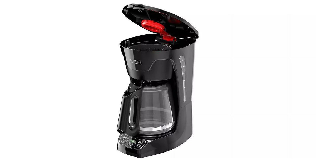 12 Cup Programmable Black Coffee Maker R7412