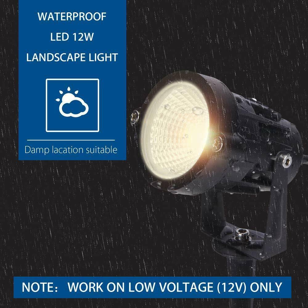 12W Low Voltage Waterproof LED Landscape Lights I9382