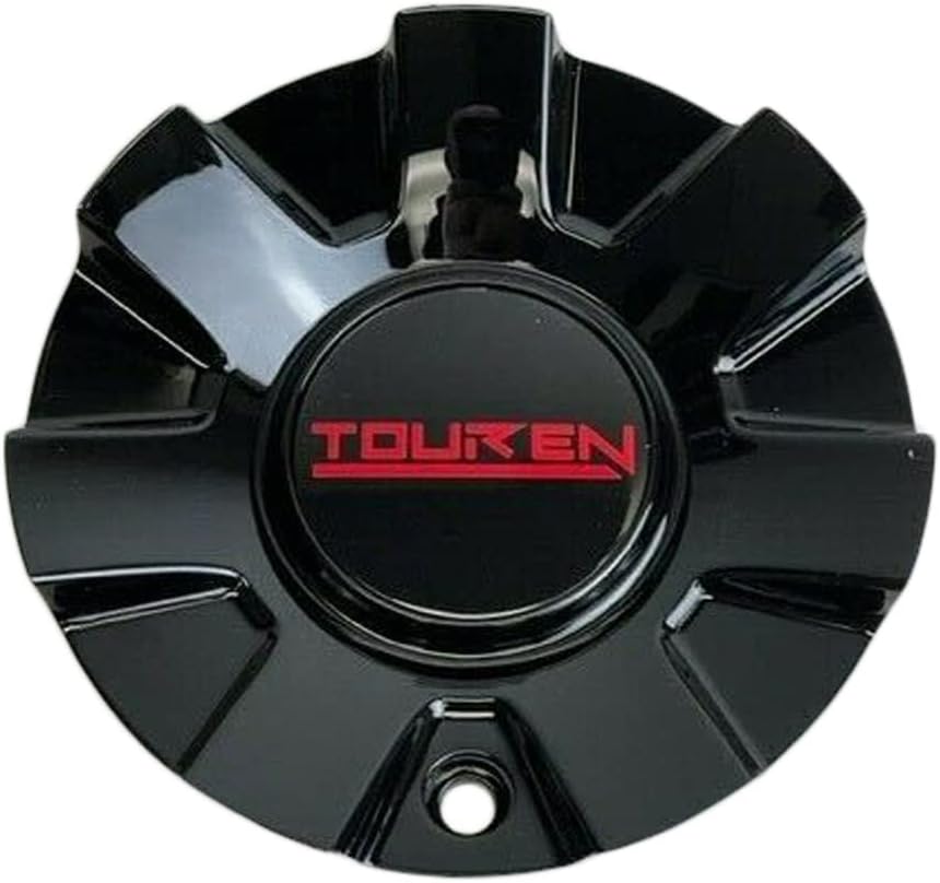 Gloss Black and Red Logo Wheel Center Cap Q955142