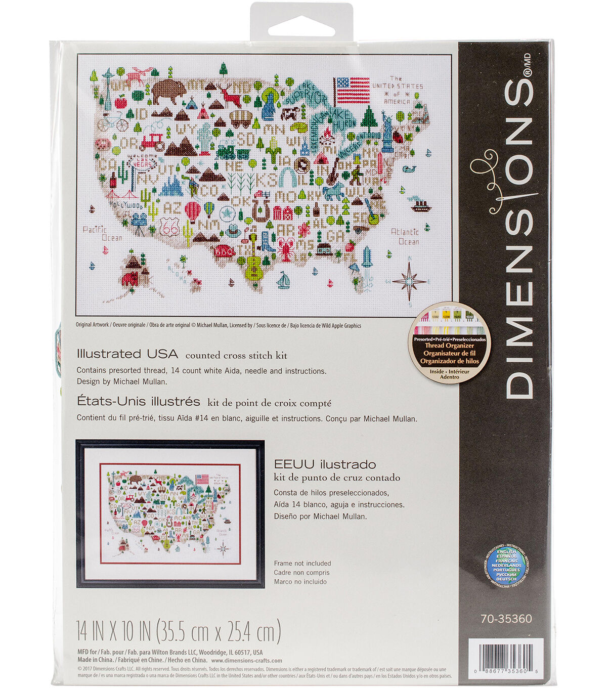 Illustrated Counted Cross Stitch Kit A444