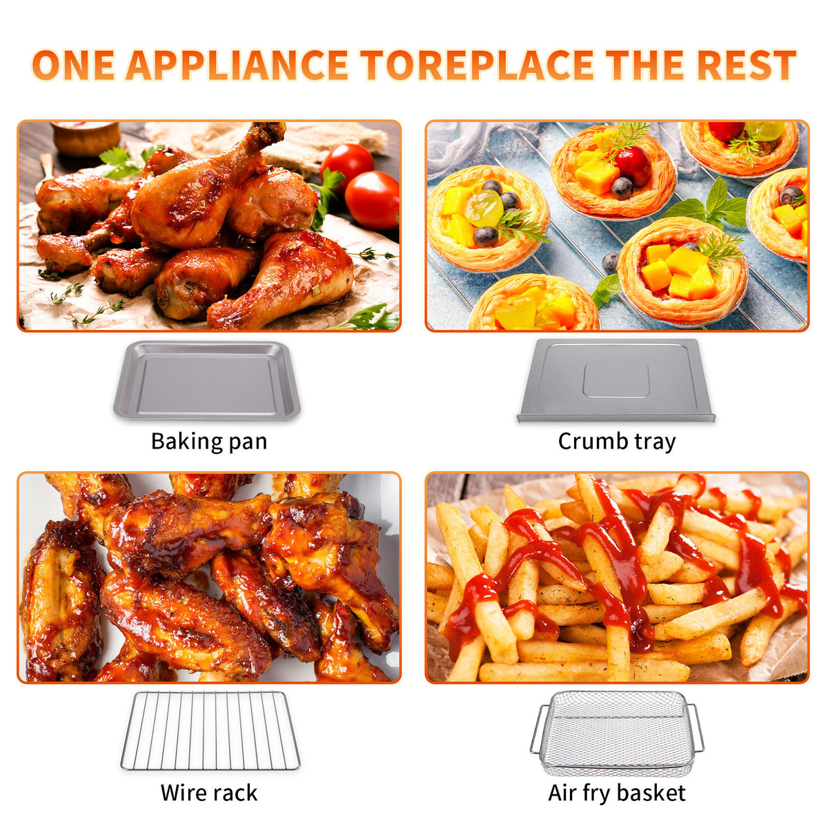 14 Quart Non Stick Air Fryer Oven T726847
