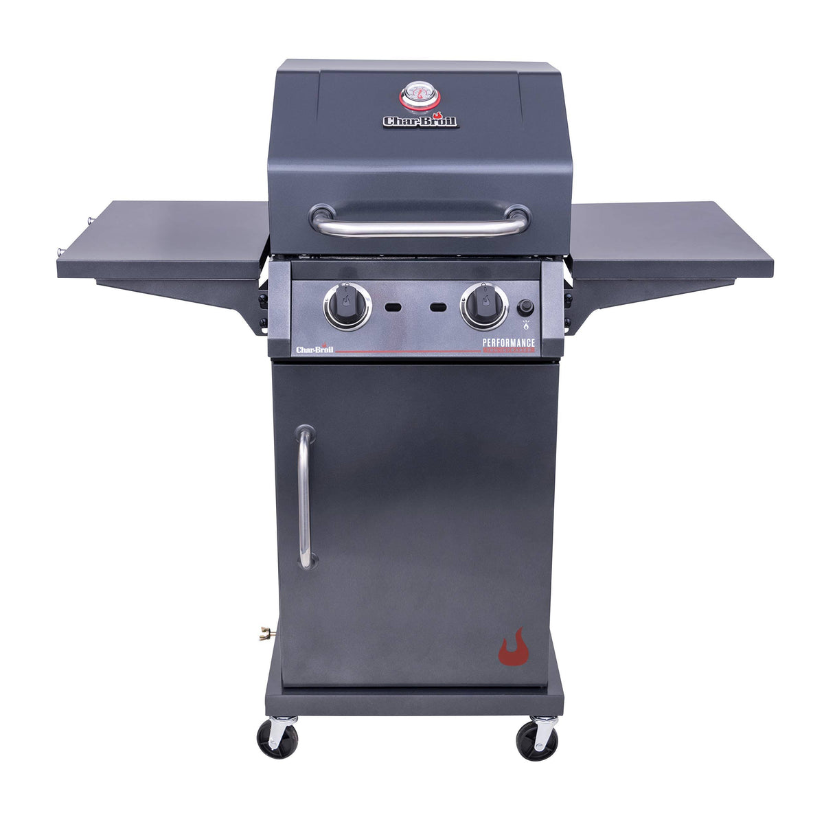 Metallic Gray 2-Burner Liquid Propane Gas Grill C89033