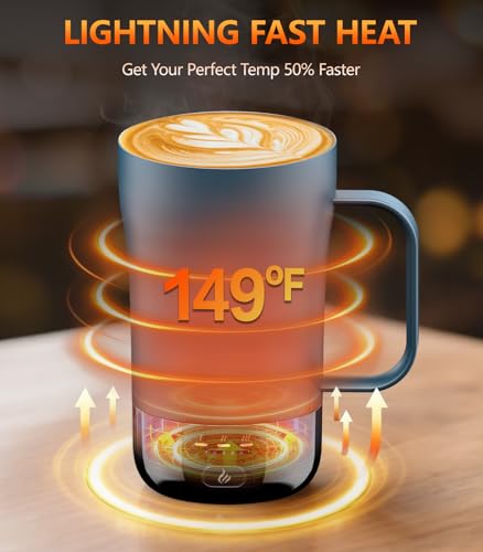 14oz Rechargeable Temperature Control Coffee Mug W212