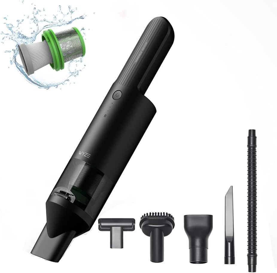 Portable Handheld Car Vacuum with HEPA Filter 3 Pack K8114