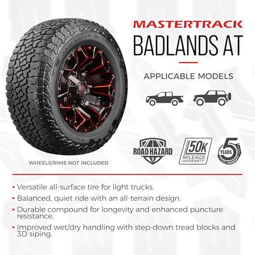 Set of 4 All Terrain LT285/70R17 10 Ply E 126S SUV Light Truck Tire Q11364