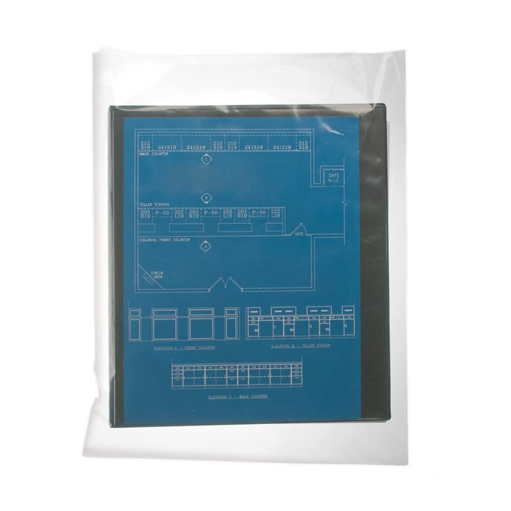Clear Flat Poly Bags 12W x 36H 3 Mil Case of 500 S65039