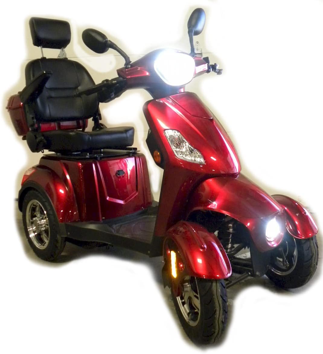 4 Wheel Electric Mobility Scooter with Basket and Battery Q8529
