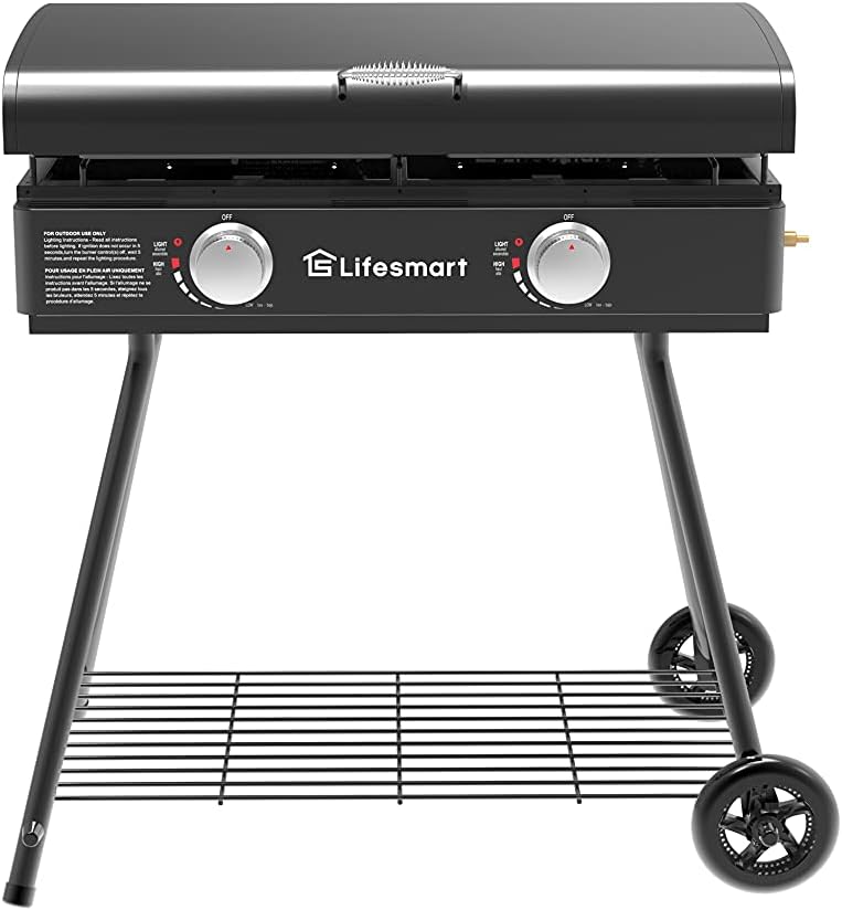 400 Sq Inch Double Griddle with Stand and Carry Bag A469