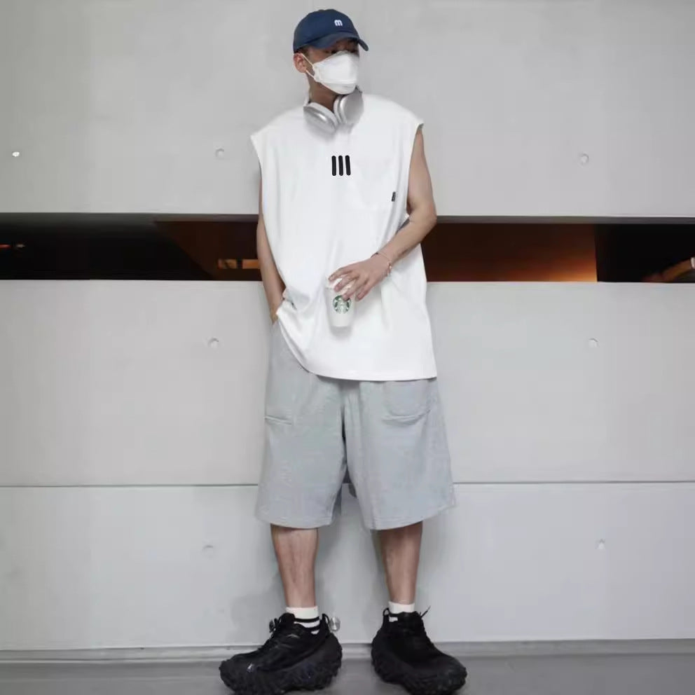 ESSENTIALS Three-Stripe Oversized Sleeveless Tank