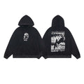 ERD Blindfolded Head Pullover Hoodie — Washed Black
