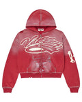 Vale Forever Religion Zip Up Hoodie Red