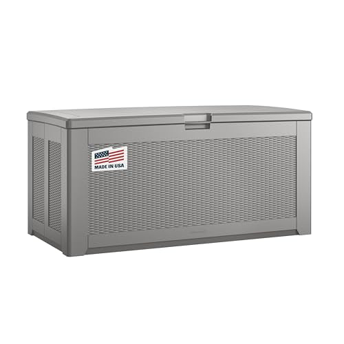 Extra Large Weather Resistant Resin Deck Box W2806