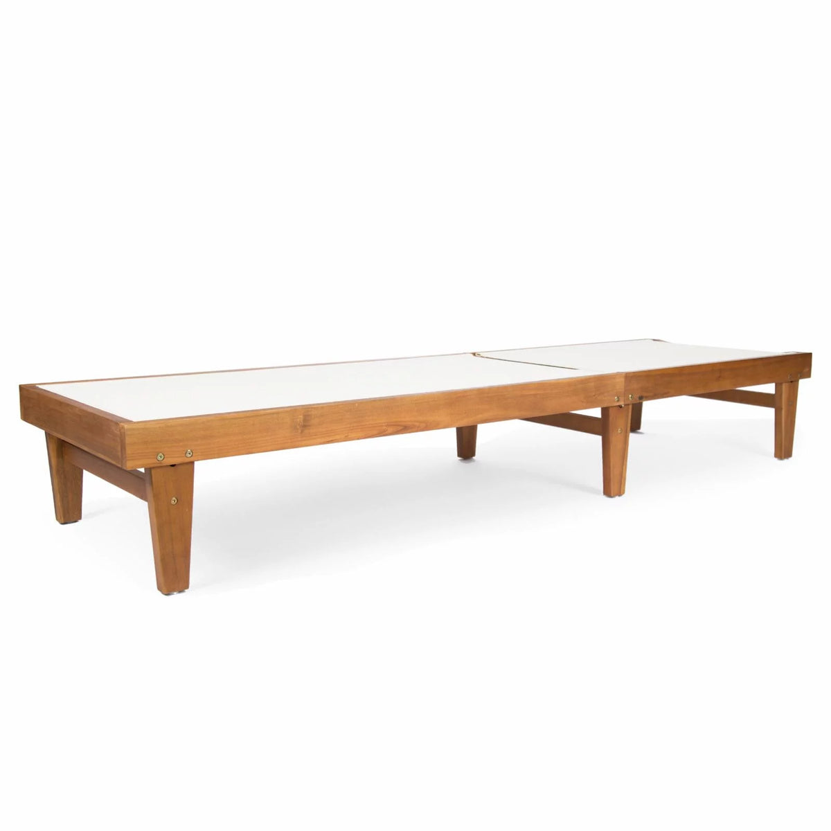 Acacia Wood and Mesh Chaise Lounge X520