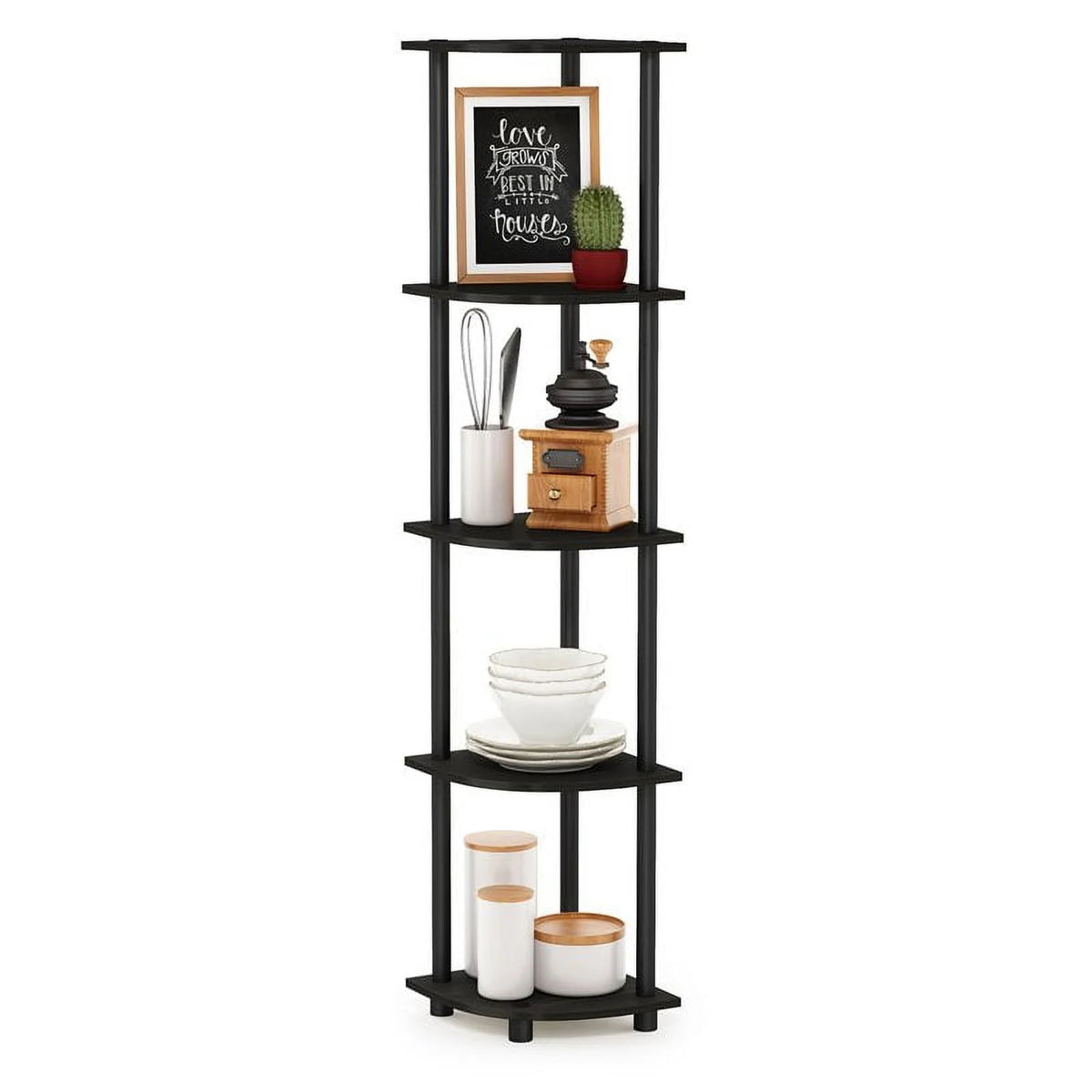 5 Tier Corner Display Rack Shelving Unit Z648