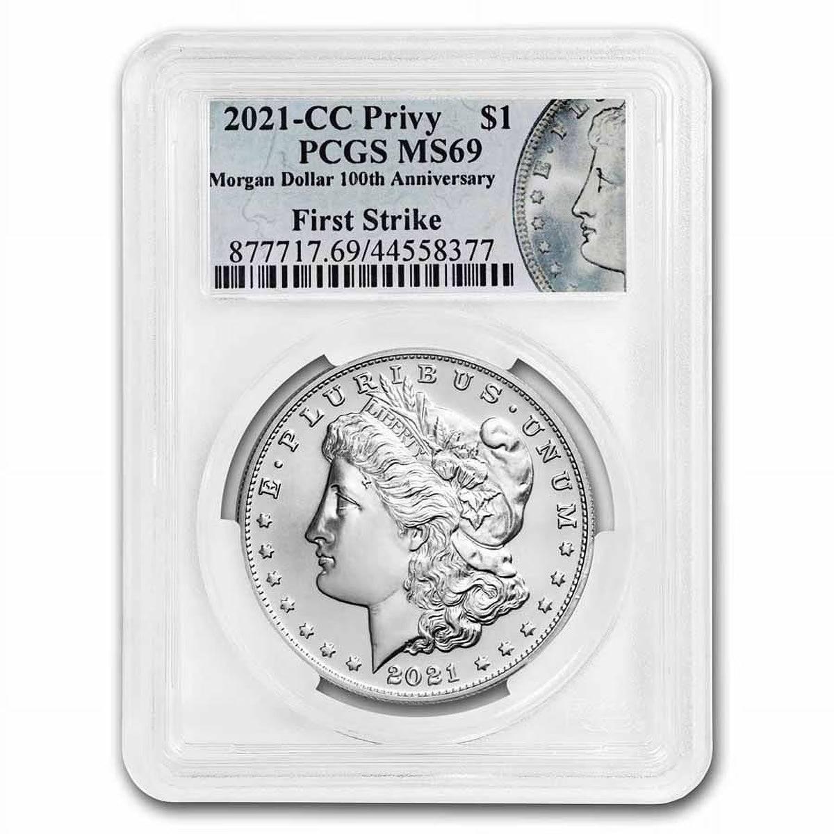 Silver Morgan Dollar MS-69 PCGS Q2688