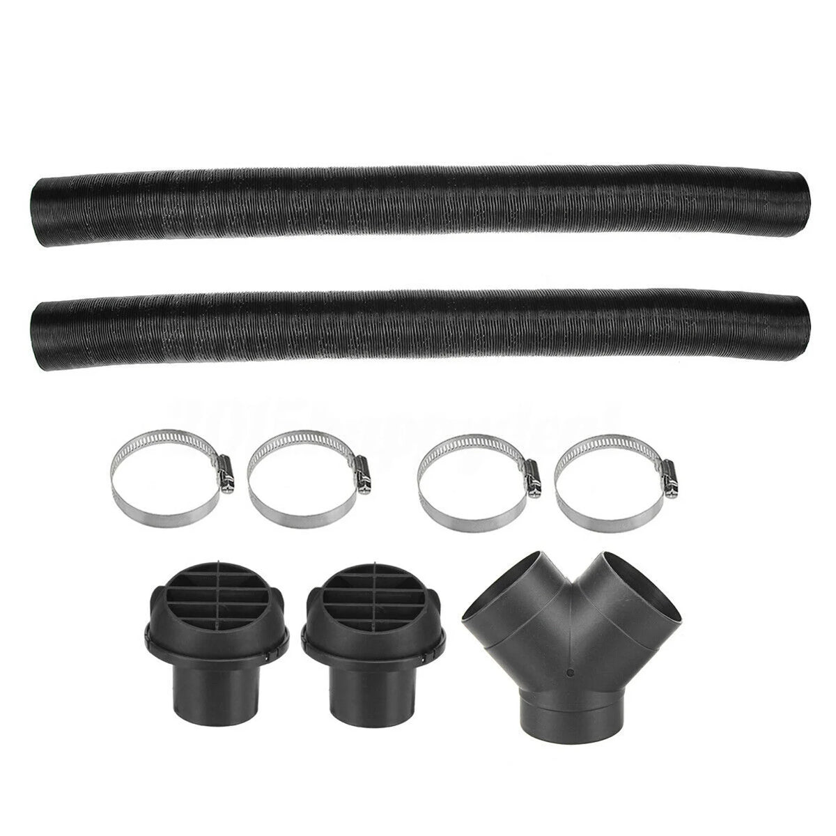 75mm Heater Pipe Ducting Y Branch Warm Air Outlet Vent Kit B34430