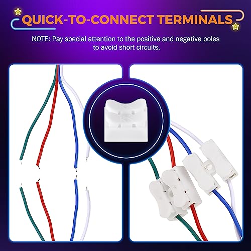 100Ft RGB LED Strip Lights Kit A29316
