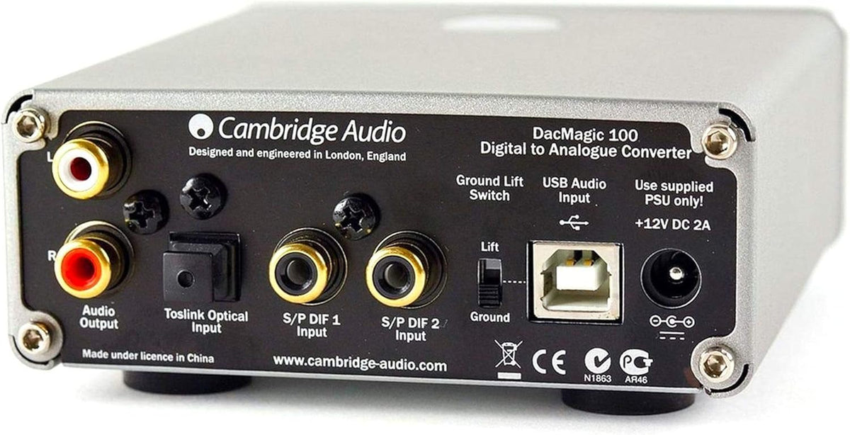 Silver Digital to Analog Converter with Toslink Input M2218