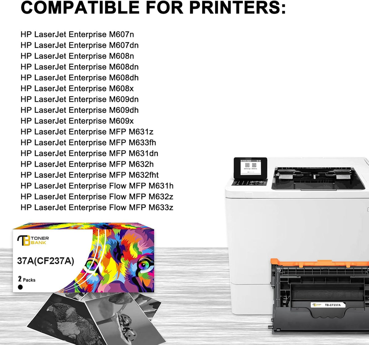 Black 2-Pack Compatible Toner Cartridge for HP Printer E79561