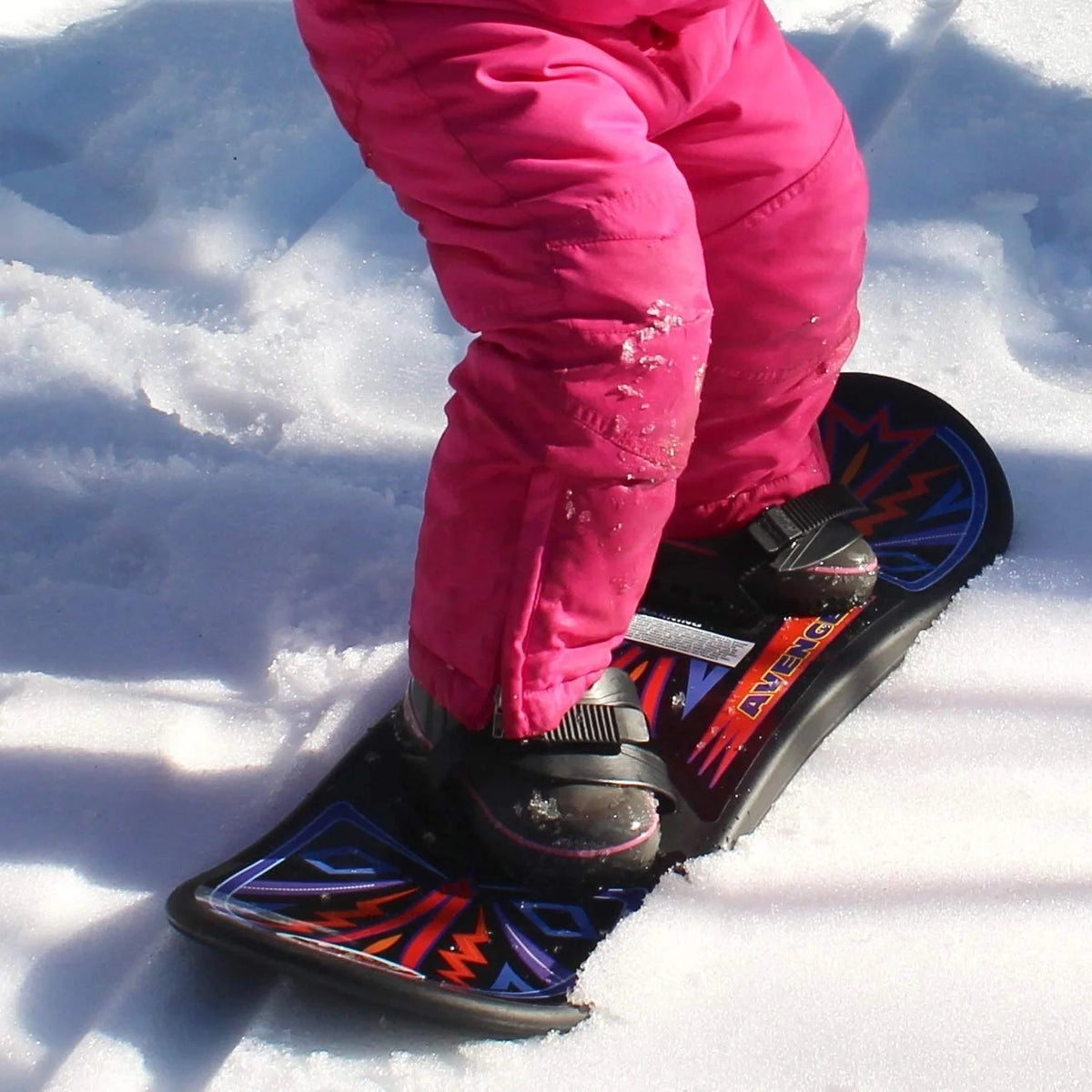 Plastic Snowboard with Foot Straps H56072