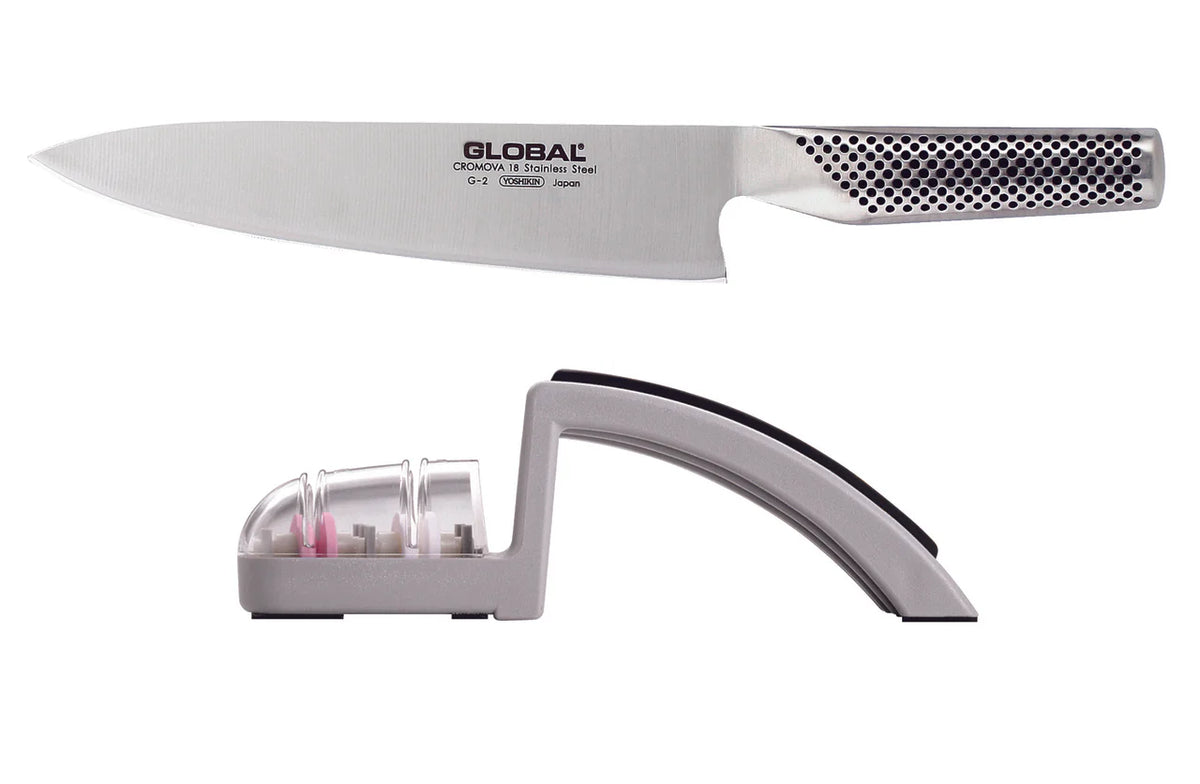 Kitchen Knife and Sharpener 2 Piece Set U438