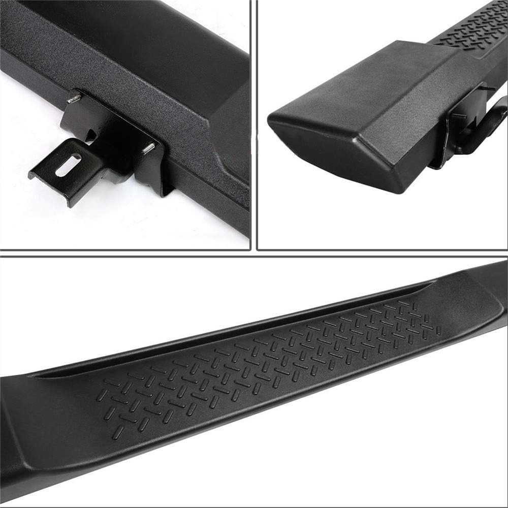 Matte Black 2pcs Side Steps for Jeep Wrangler JK 2-Door D530404
