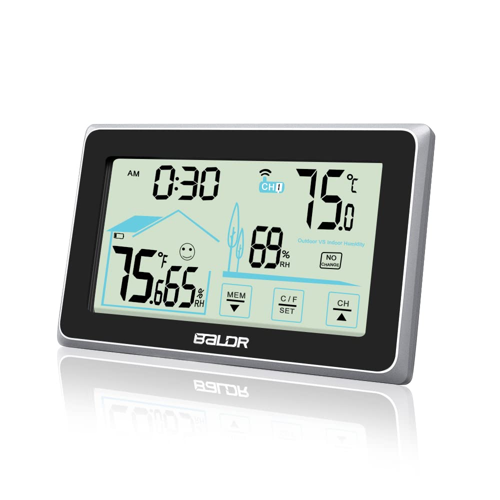 Wireless Indoor Outdoor Weather Station with Atomic Clock K859100