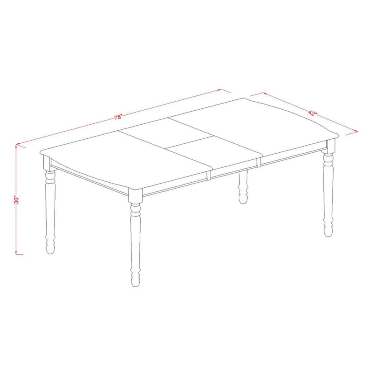 9 Piece Wood Dining Table and Chair Set I117