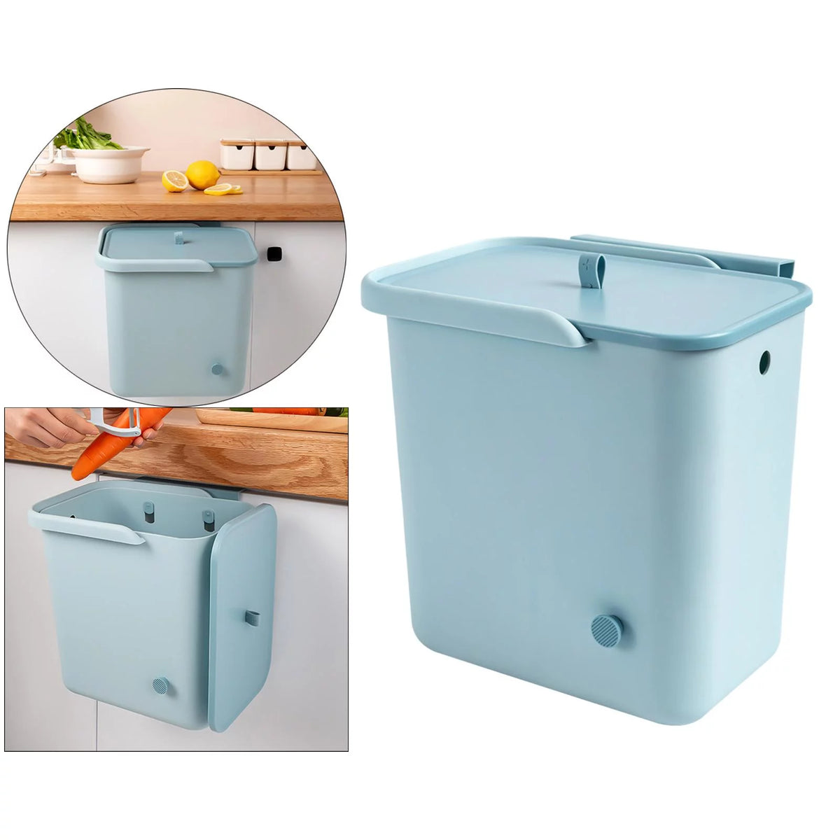 2.4 Gallon Hanging Trash Can O181