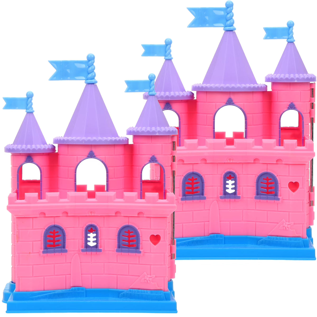 Plastic Castle Toy Dollhouse Miniature B6831