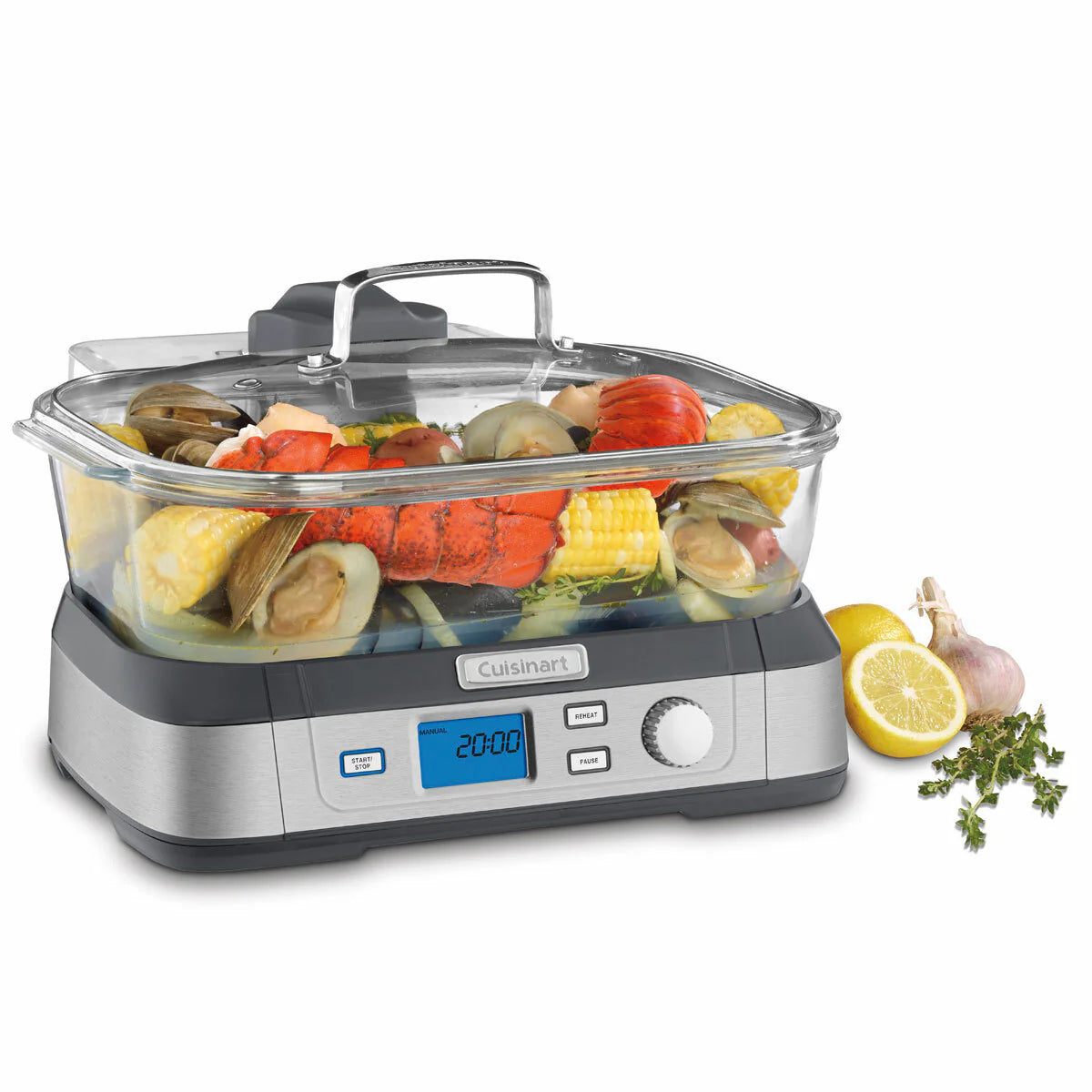 Glass Food Steamer X9658
