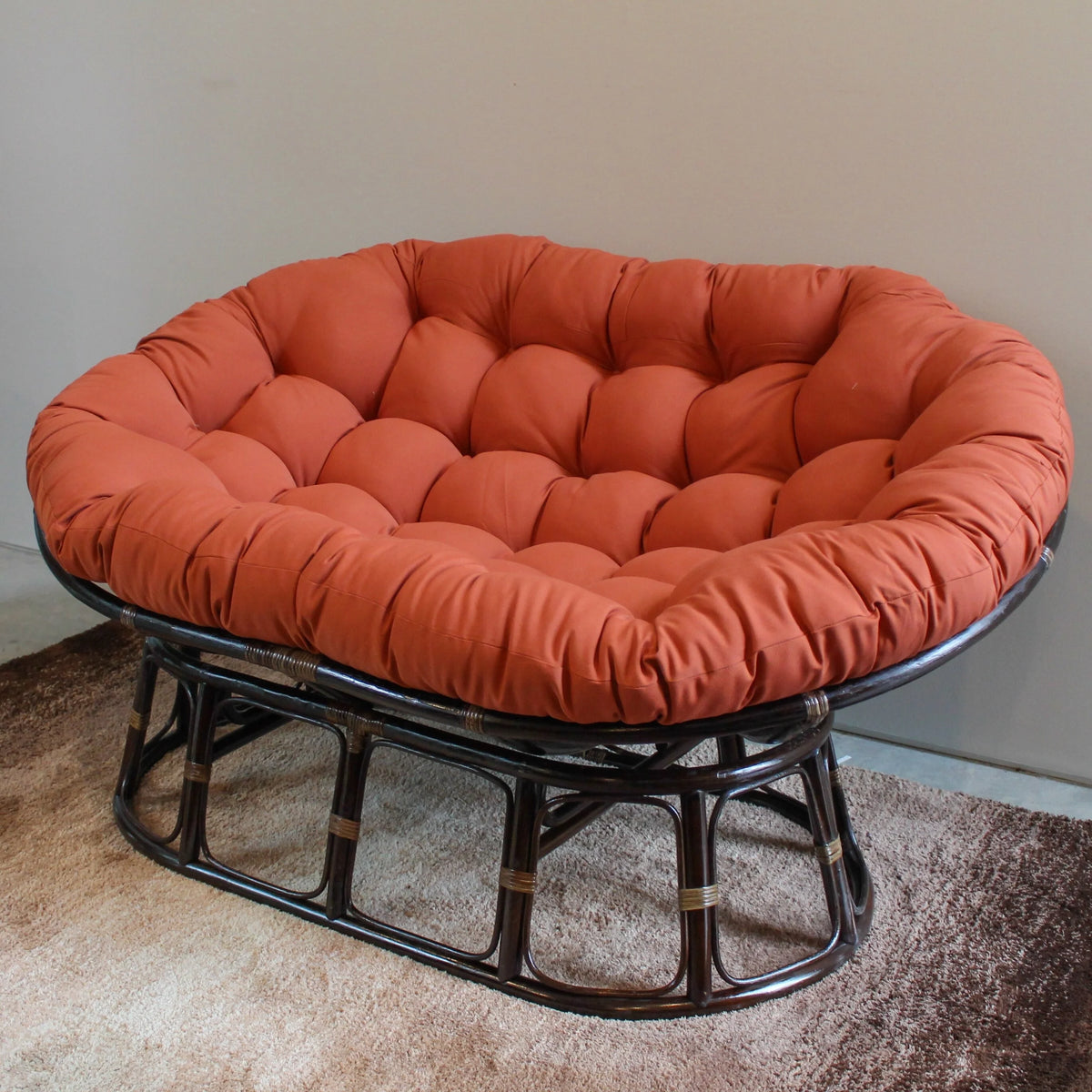 Solid Twill Double Papasan Cushion W553