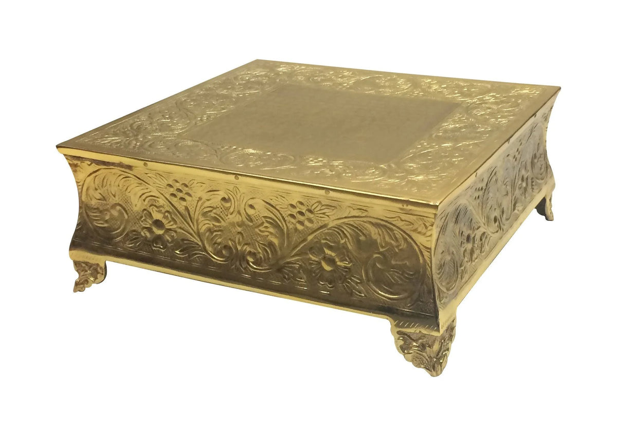 Gold Aluminum Wedding Cake Stand A596
