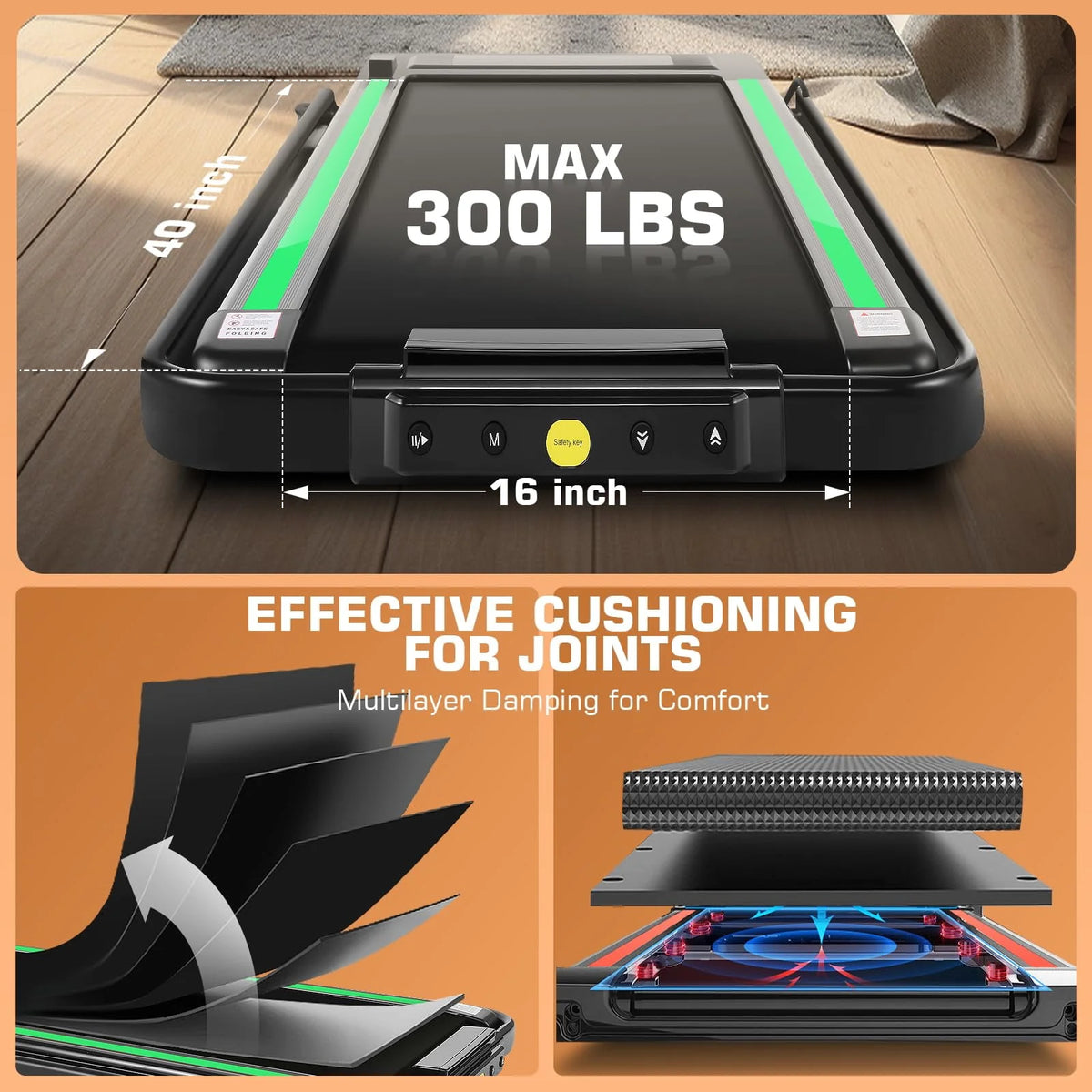 2 in 1 Folding Treadmill U4138