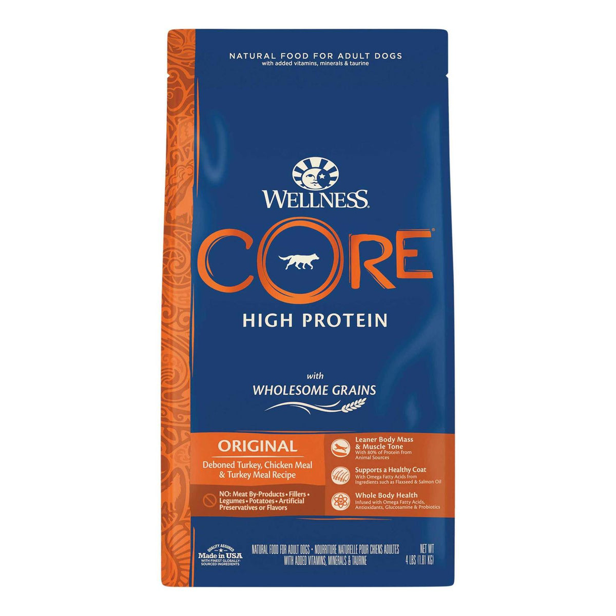High Protein Wholesome Grains Dry Dog Food S36329