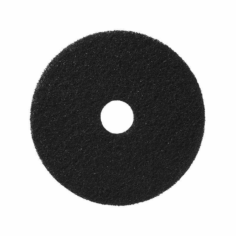 Black Stripping Floor Pad, 5/Case, Size: 19 V83276