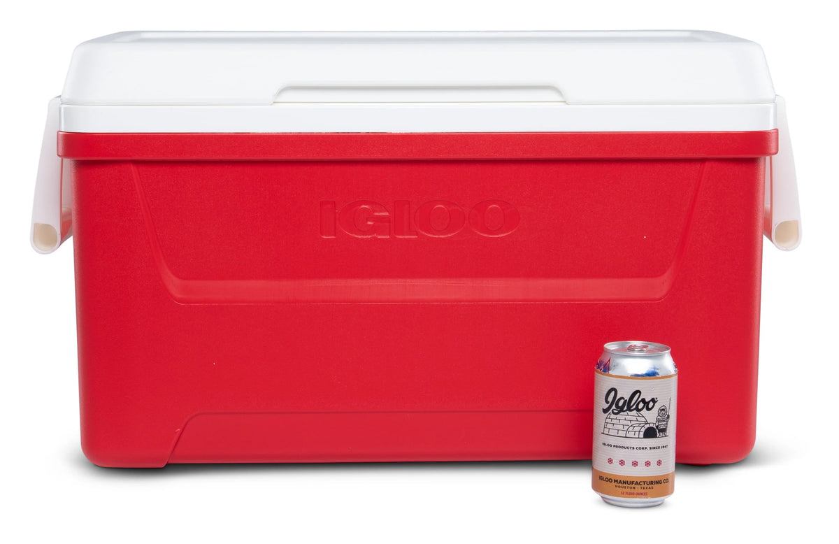 48 QT Red Ice Chest Cooler R913503