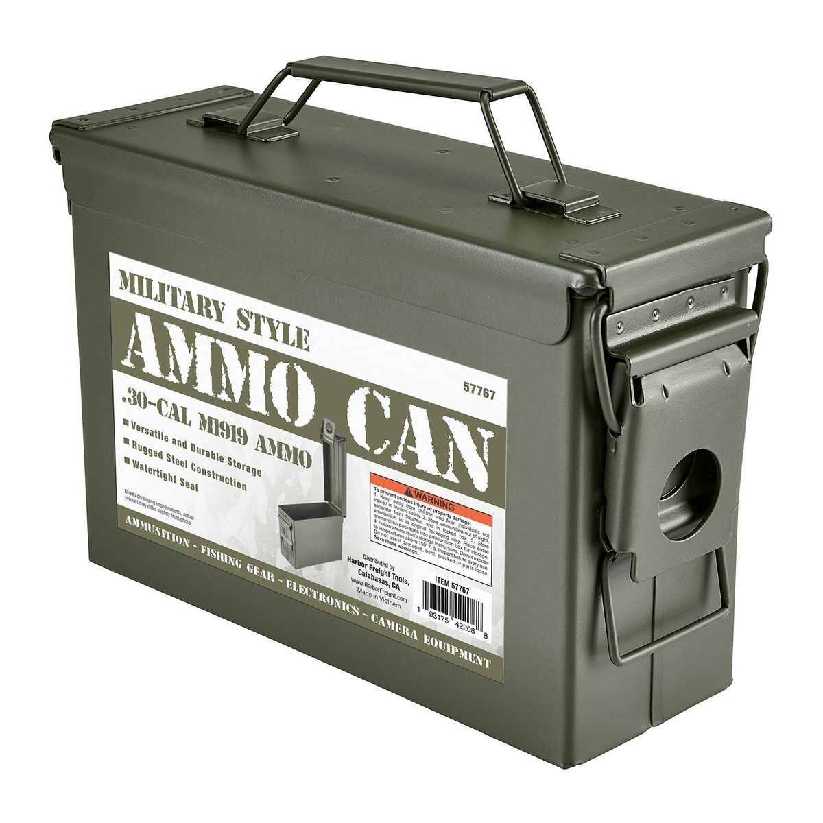 Metal 0.30 Caliber Ammo Can J73230